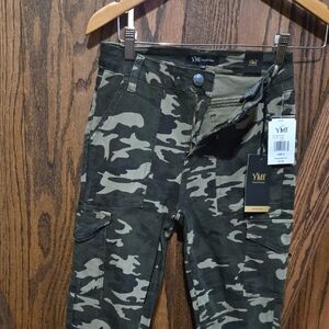 YMI Green Cargo Pants Tactical Style